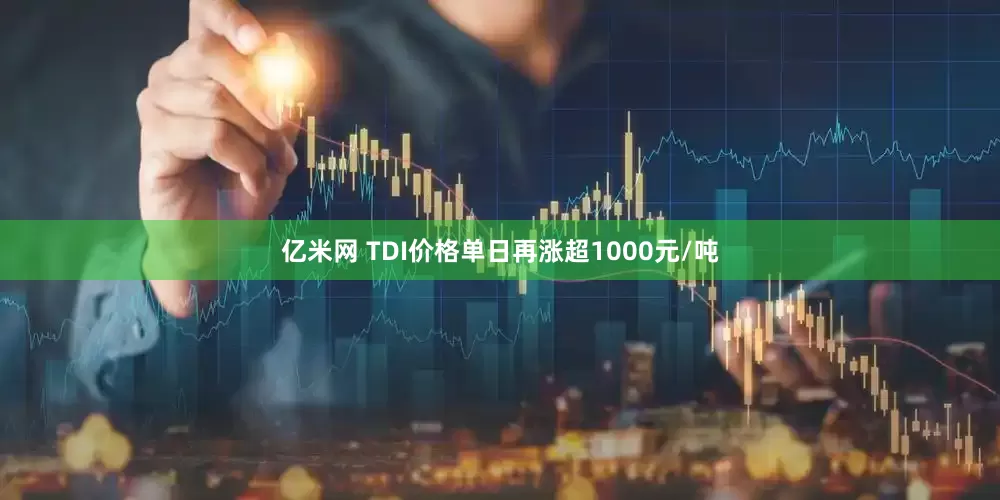 亿米网 TDI价格单日再涨超1000元/吨
