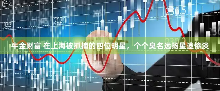牛金财富 在上海被抓捕的四位明星，个个臭名远扬星途惨淡