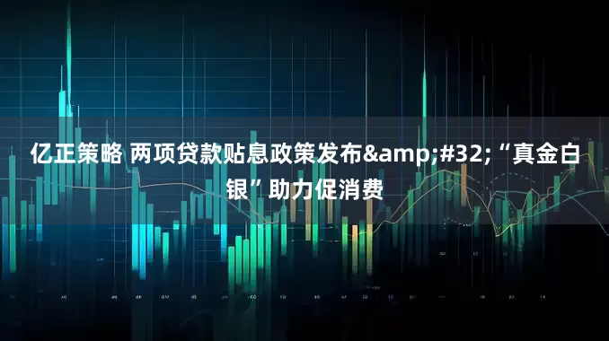 亿正策略 两项贷款贴息政策发布&#32;“真金白银”助力促消费